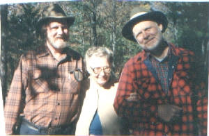 Jim, Viola and Tom Corey, Hayden Missouri